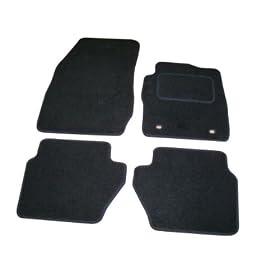 Sakura Car Mats in Black for Ford Fiesta MK7 (Fits 2009 to 2011 Models)