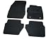 Sakura Car Mats in Black for Ford Fiesta MK7 (Fits 2009 to 2011 Models)