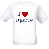 I LOVE DYLAN - Name-series - White T-shirt
