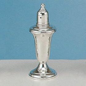 Sterling Salt and Pepper Shakers 4-1 2 Height 231P-E by 