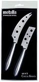 Prodyne Set of 2 Open Blade Stainless Steel Cheese Knives (K-7-S)
