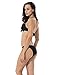 RELLECIGA Women's Side Tie Swimwear Halter Bow Minimal Push Up Bikini Set