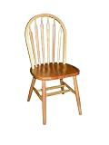International Concepts C01-211 NATURAL 36 Inch High Arrowback Chair - PLAIN LEGS