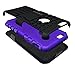 iPhone 6s Case, BUDDIBOX [Wave Belt Series] Slim Belt Clip Holster Rugged Durable Protective Case with Kickstand for Apple iPhone 6 and 6s, (Purple)