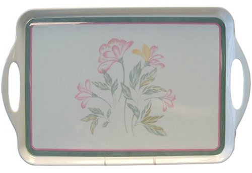 419CSK7GH9L Corelle Coordinates Pink Trio 11 1/2 by 19 Inch Tray