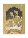 Tea Garden by Thomas LaDuke. Size 8.79 inches width by 12.04 inches
height. High Quality Art Poster Print