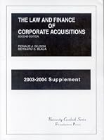 2003-2004 Supplement to The Law and Finance of Corporate Acquisitions (University Casebook Series)