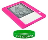 Magenta Silicone Skin Case for Amazon Kindle 2 E-Reader Reading Device (Kindle NOT Included)