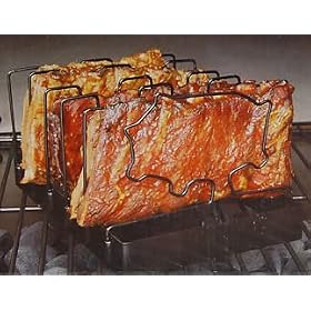 Charcoal Companion SpaceSaver  Non-Stick Rib Rack