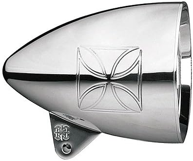Headwinds 1-5809CA 5-3/4 Concours Rocket Headlight Maltese Cross Chrome Plated for Harley-Davidson (C01008915)