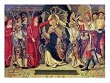 Coronation of Pope Celestine V in August 1294 Giclee Poster Print by French School, 24x18
