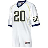 Nike Michigan Wolverines #20 White Tackle Twill Football Jersey
