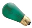 Bulbrite 701411 - 11S14TG - 11 Watt S14 Transparent Green Sign Light Bulb