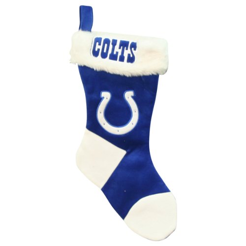 Indianapolis Colts 2-Tone Holiday Stocking (Measures 22