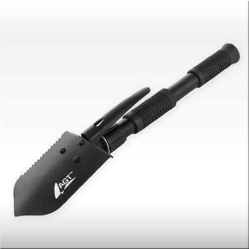 Klappspaten ‘FOLDING SHOVEL’ mit 2 Zusatzmodule – Handlich und praktisch: Dieses platzsparende Multifunktionswerkzeug mit Spaten, Säge und Hacke ist ideal für Camping, Garten oder auf Reisen!