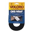 Velcro USA Get a Grip Velcro, 3/4 x 12 Inches, Black (VEK90340)
