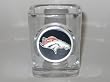 DENVER BRONCOS Team Logo Shot Glass with Pewter Logo