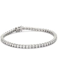 Myia Passiello "Timeless" Swarovski Zirconia Round Tennis Bracelet