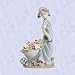 Floriane the flower maiden statue porcelain sculpture