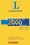 Produkt-Bild: English G 2000. W&ouml;rterbuch: Englisch - Deutsch / Deutsch - Englisch. Das W&ouml;rterbuch zum Lehrwerk. Rund 55.000 Stichw&ouml;rter und Wendungen