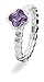 SPINNING Jewelry Damenring 925 Sterling Silber MAX *FAIRY* Amethyst