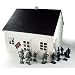 54mm Civil War Dunker Church & Union/Confederate Figure Playset (Bagged) by BMC