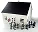  : 54mm Civil War Dunker Church & Union/Confederate Figure Playset (Bagged) by BMC