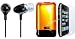 Cuffu Iphone Noise Canceling Earphones-black w Premium 2tone Case Cover for Iphone 3G / 2nd Generation With One FREE Screen Protector When Purchasing with Cuffu Online , Shipping AS LOW AS $2.98