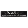 Cherish Family - Black/Linen (36")