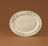 BELLEEK ARCHIVE 2008 SHAMROCK OVAL PLATTER B0327