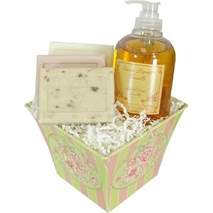 Vanilla French Provence Shea Butter Soap Sampler Gift Basket