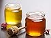 Nakpunar 6 pcs, 6.75 oz Square Glass Jars with Gold Lids - Rounded Edge - Made in Italy (Gold)