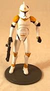 Modern Action Figure Stand Grey