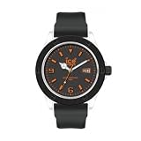 Ice-Watch Men's XX.OE.XX.R.09 XXL Collection Orange Dial Black Rubber Strap Watch