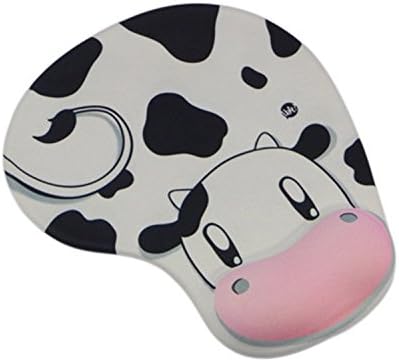 CAIDU Mouse Pad With Wrist Comfort Rest For Computer Gaming Lover Bees Patten