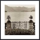 Bellagio Vista by Alan Blaustein 24.00X24.00 Framed with Black Metal Frame