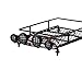 GoolRC Austar Roof Luggage Rack with LED Light Bar for 1/10 1/8 RC Cars Rock Crawler Rally 4WD CC01 CR01 D90 AXIAL SCX10