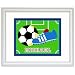 Game On Personalized Soccer Framed Print (white)