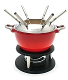 Review Swissmar  / Noirmont Red 10 Pc. Meat/ Cheese Fondue Set By Swissmar