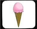 Ice Cream Decorated Mouse Pad