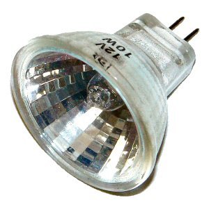 10 watt 12 volt MR11 Sub-Miniature Bi-Pin (G4) Base General Light Bulb
