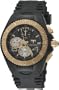 TechnoMarine Unisex 109006 Cruise Chrono Gold-Plated Black Polyurethane Watch