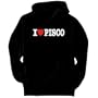 I love Pisco Drinks Mens Hoodie (Black, Sizes X-Small - XXX-Large)