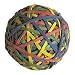 Acco Rubber Band Ball, 3.25 x .125 Inches, Assorted Colors, (A7072155)