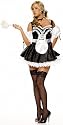 Sexy French Maid Plus - Women's Sexy Plus Size French Maid Costume Lingerie Outfit by 3WISHES.COM