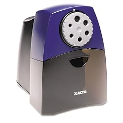 X-ACTO Teacher Pro Electric Pencil Sharpener with SmartStop, Black (1675)