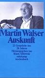 Auskunft - Martin Walser, Klaus Siblewski