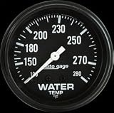 Autometer (2313) Auto Gage Series Water Temp Gauges - (2 5/8) Mechanical (100-280 deg.) Requires braided stainless steel tubing mounting cup. Gauge must be mounted outside of vehicle for safety.
