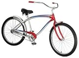 Nirve George Barris Cruisin USA Adult Cruiser Bike (Black Flames)