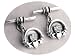 Sterling Silver Celtic Claddagh Bar and Chain Cufflinks